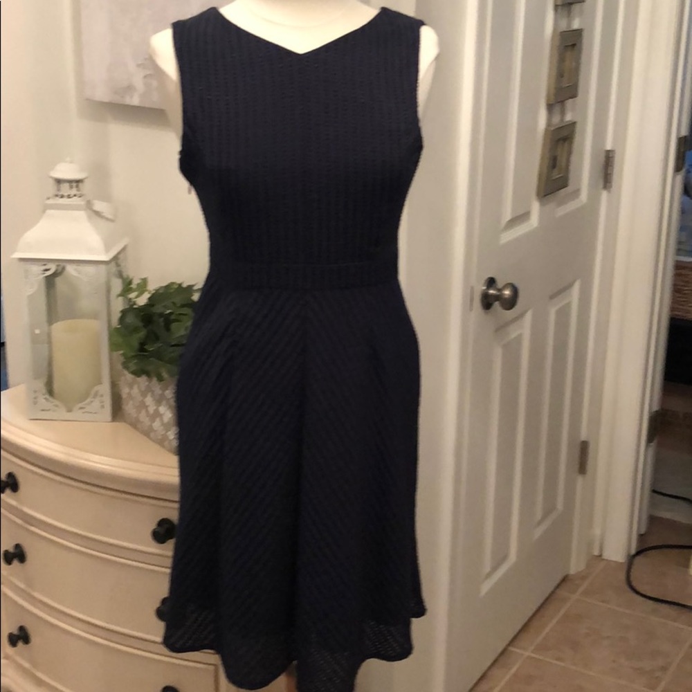 BANANA REPUBLIC NAVY SZ 6 PETITE.